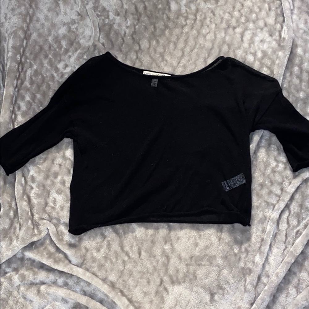 Mesh crop top